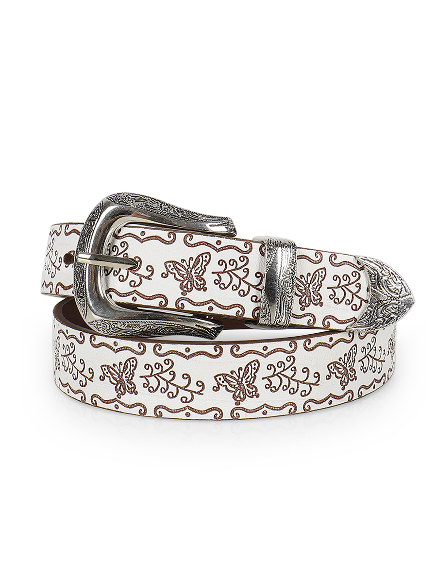 Engraved Butterfly Belt