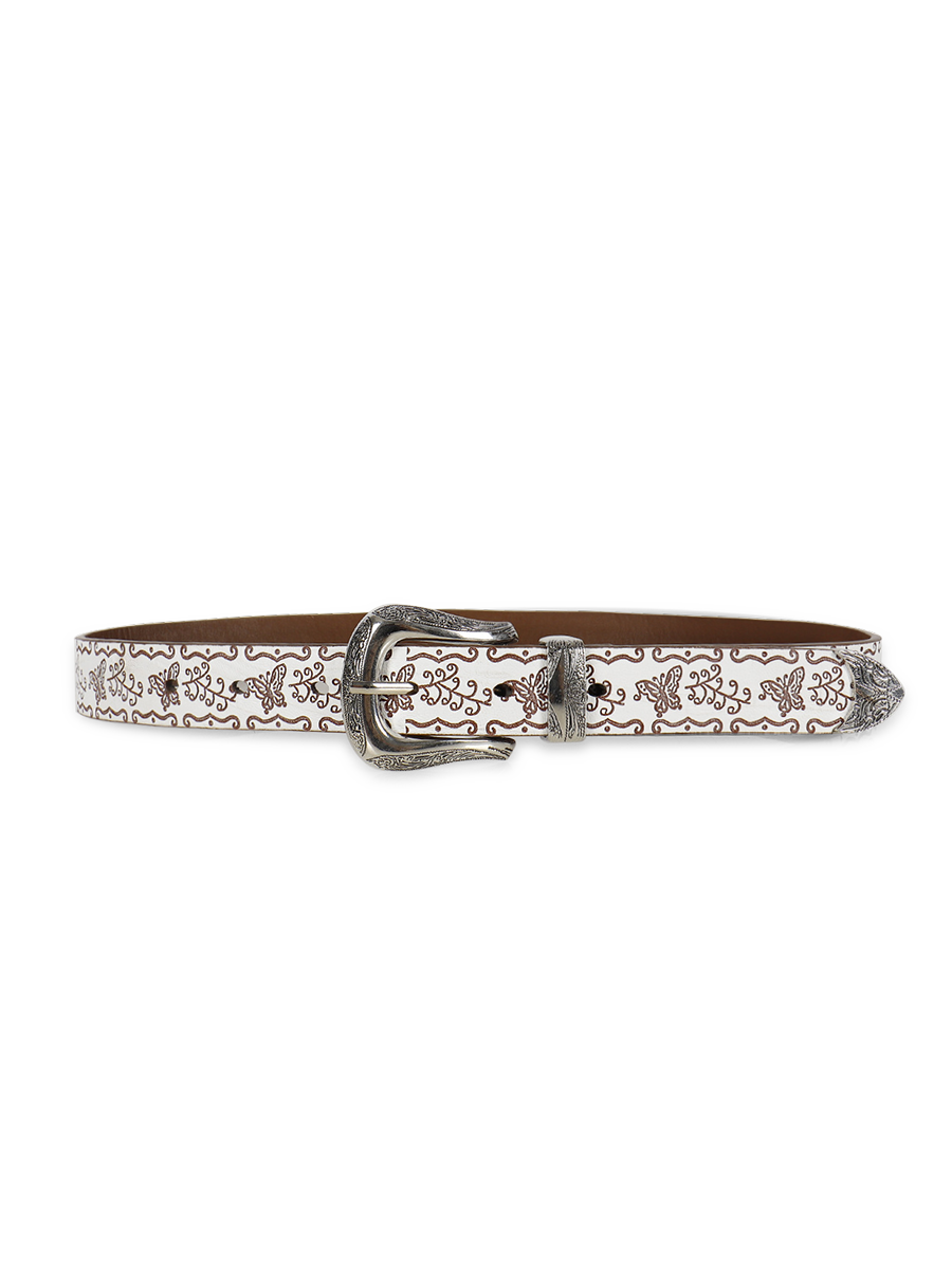 Engraved Butterfly Belt