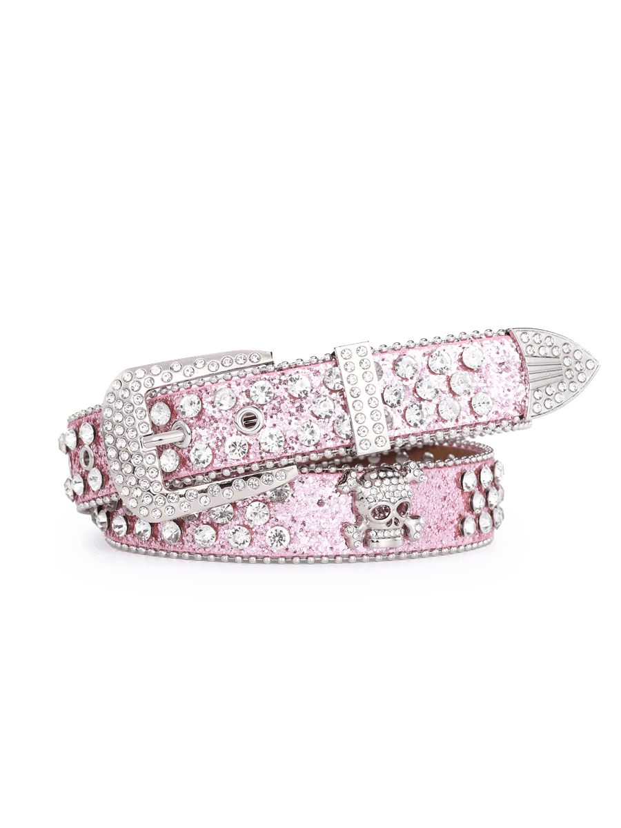 Pink Skull Belt