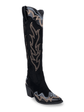 Wetkiss Suede Cowboy Boots - JX012 - Aspect