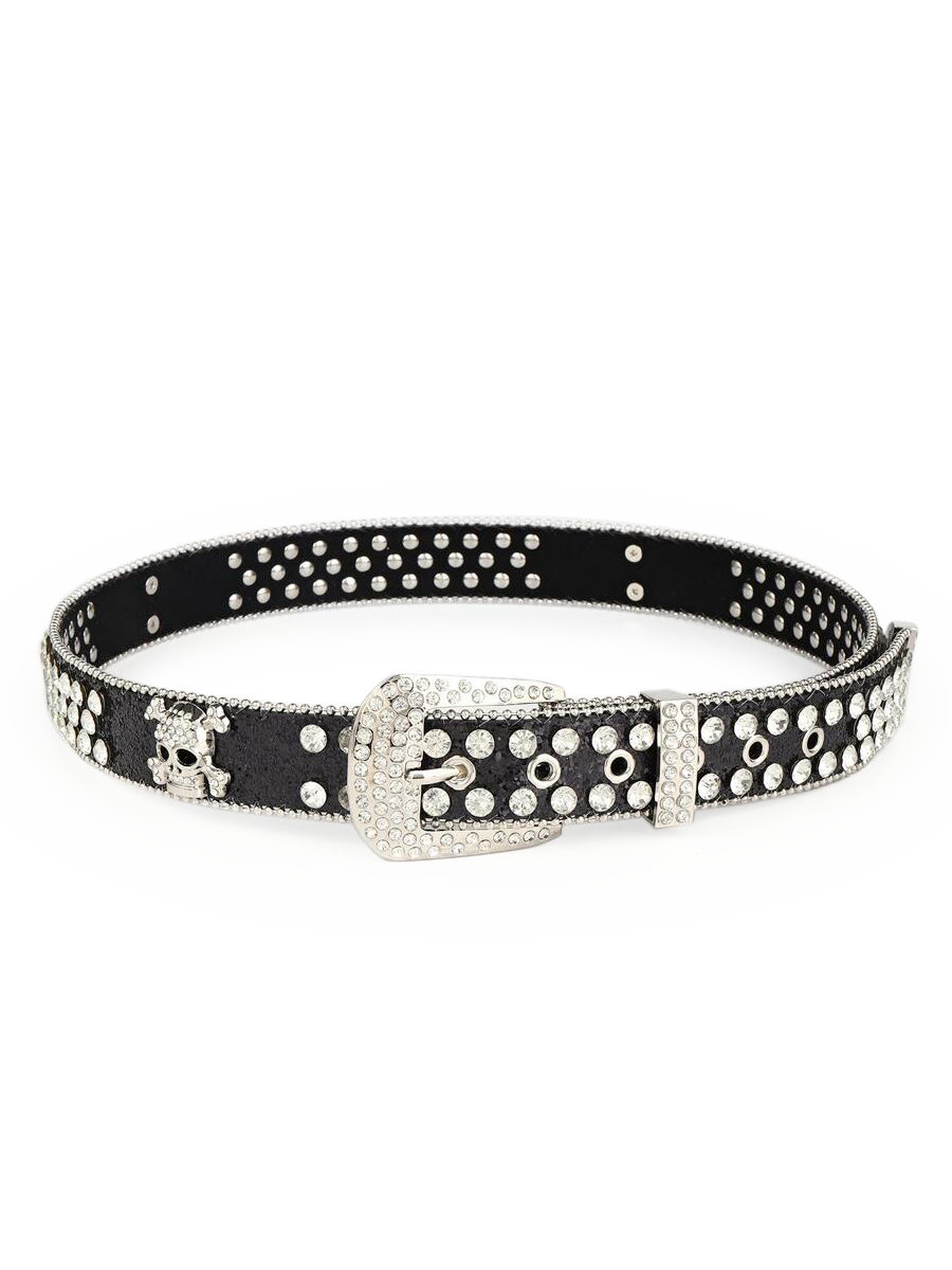 Black Skull Belt