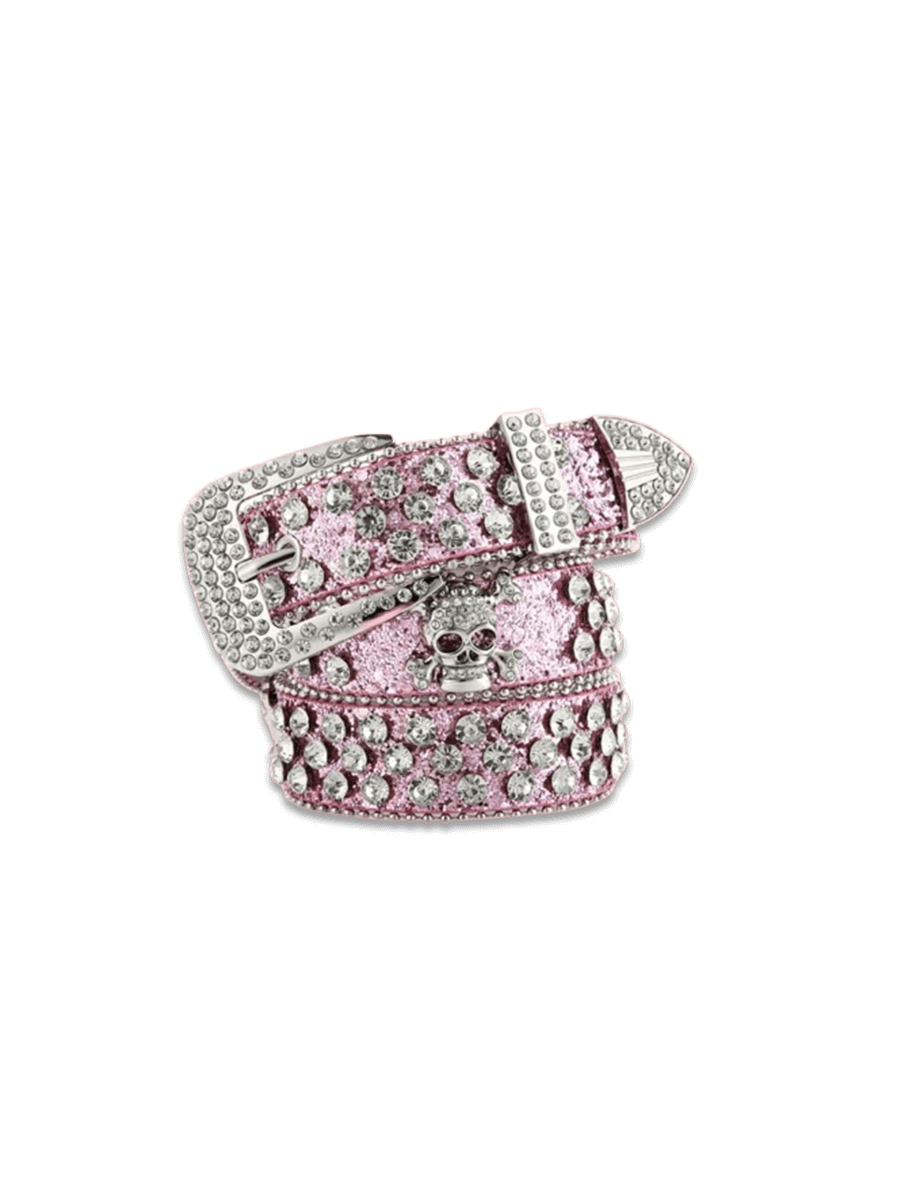 Pink Skull Belt