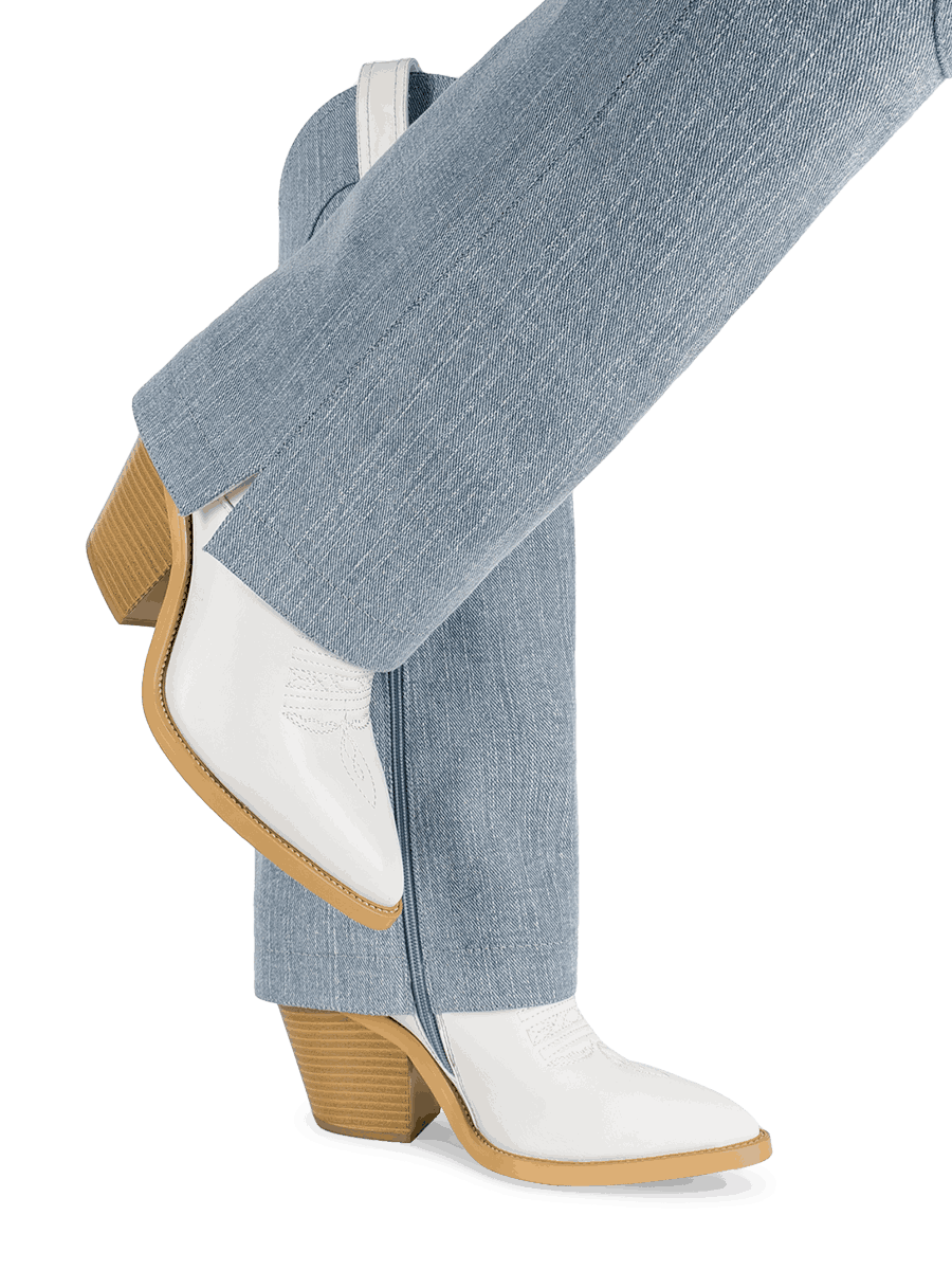 Wetkiss Knee High Cowboy Boots - LJ279 - Aspect