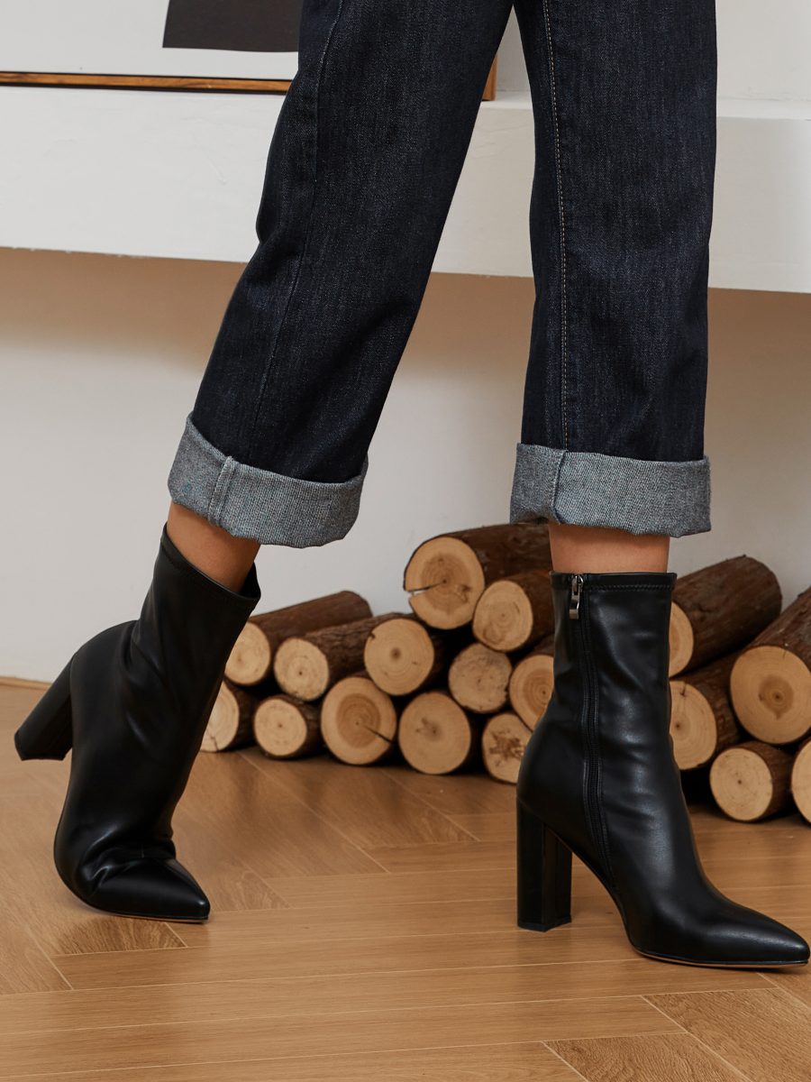 Pointed Toe Ankle Boots