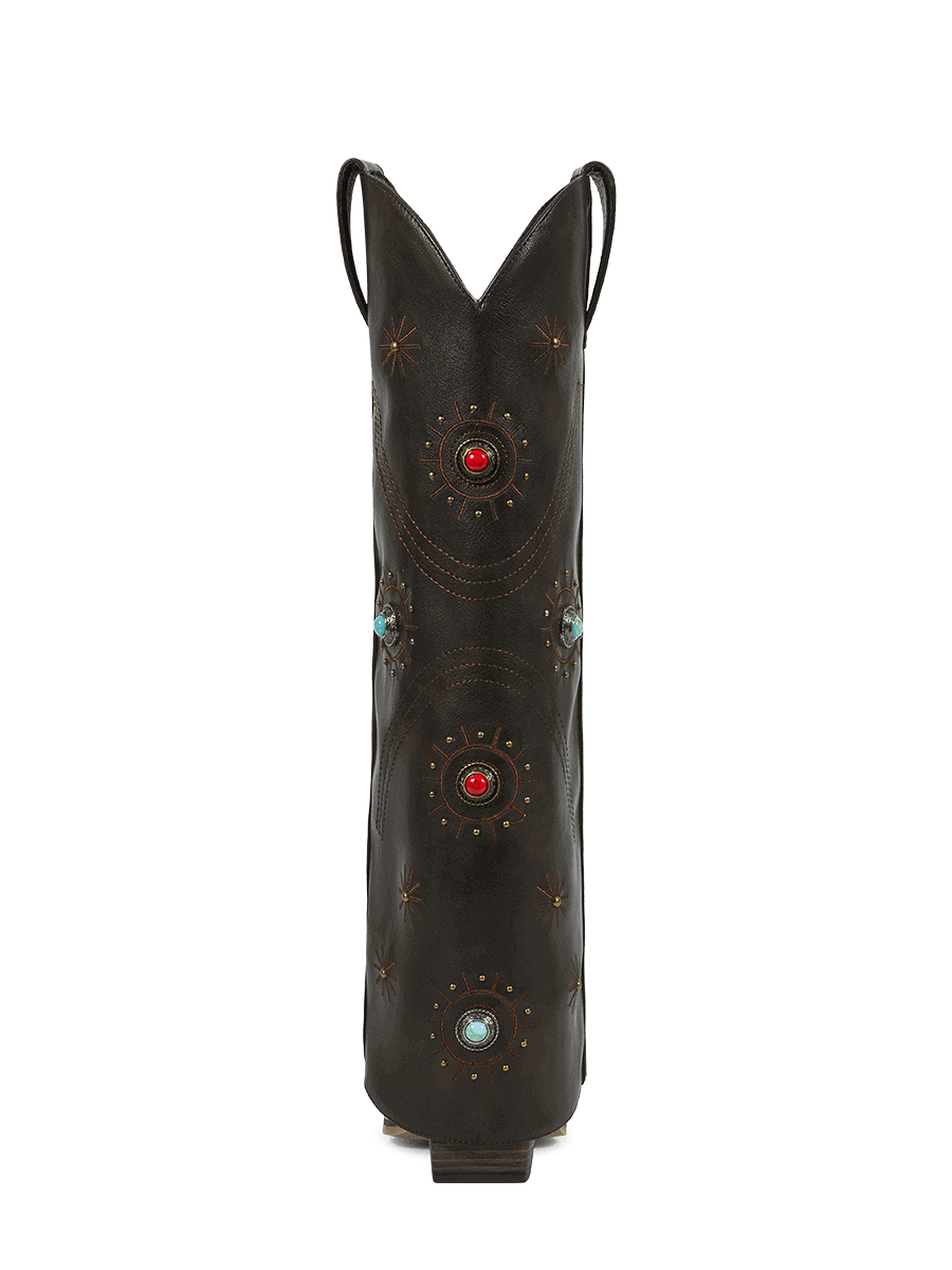 Brown-fold-over-mid-heel-knee-high-boots