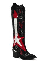 Classic-star-guitar-rhinestone-western-boots