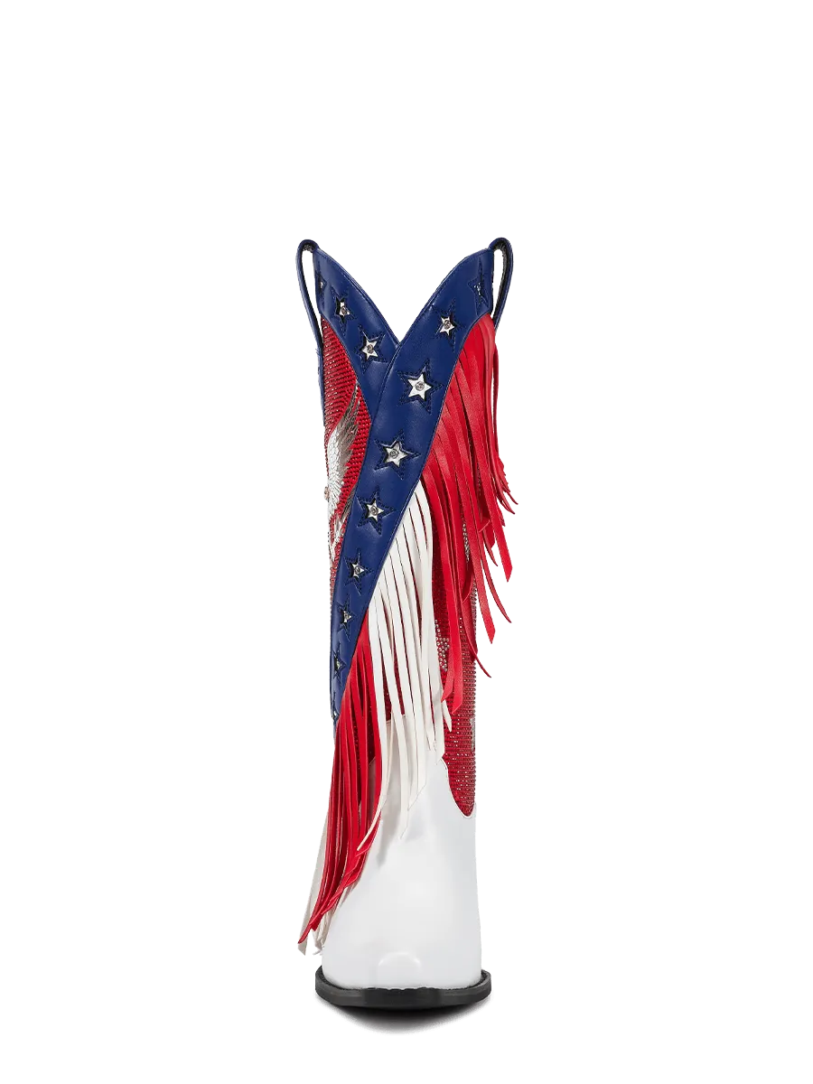 Eagle_red&white_tassels_cowgirl_boots