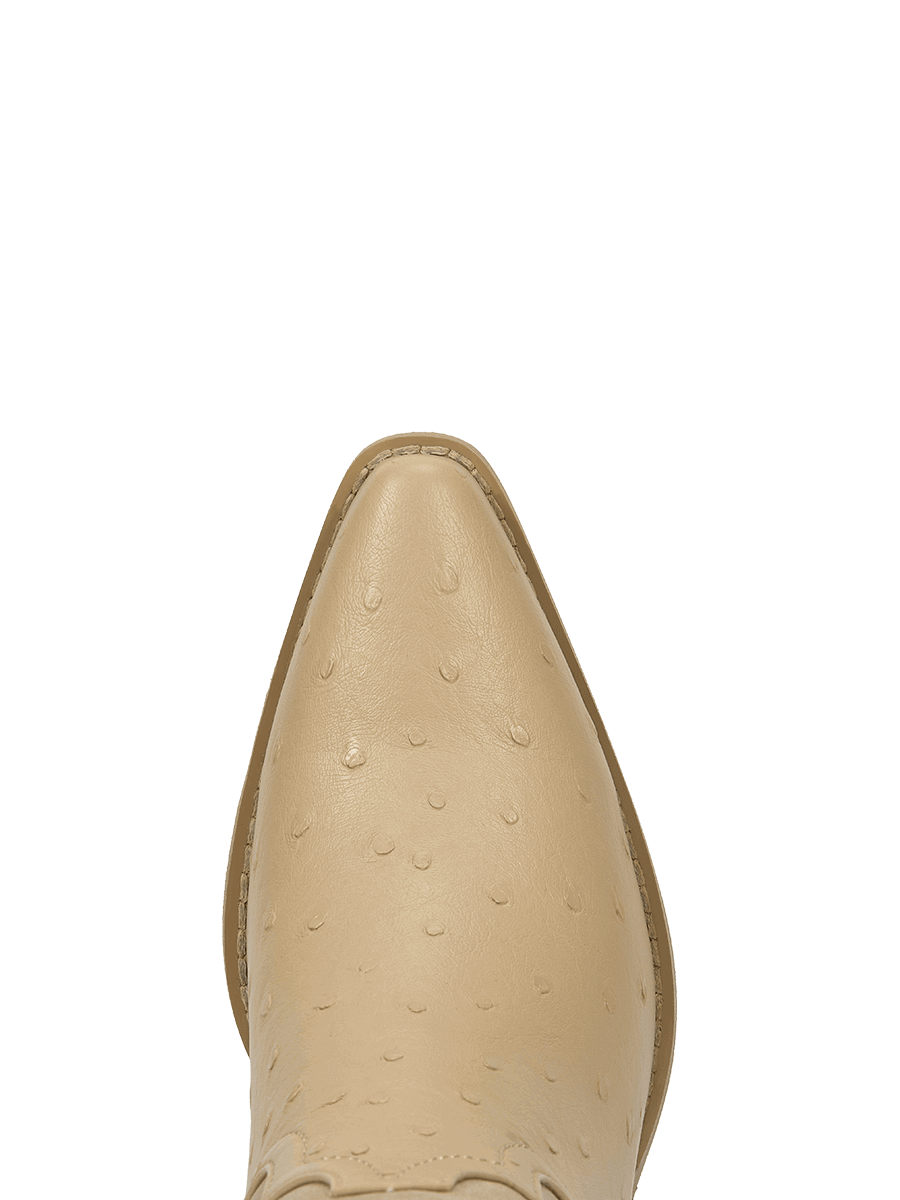 Gemstone-apricot-embroidered-ostrich-leather-pointy-boots