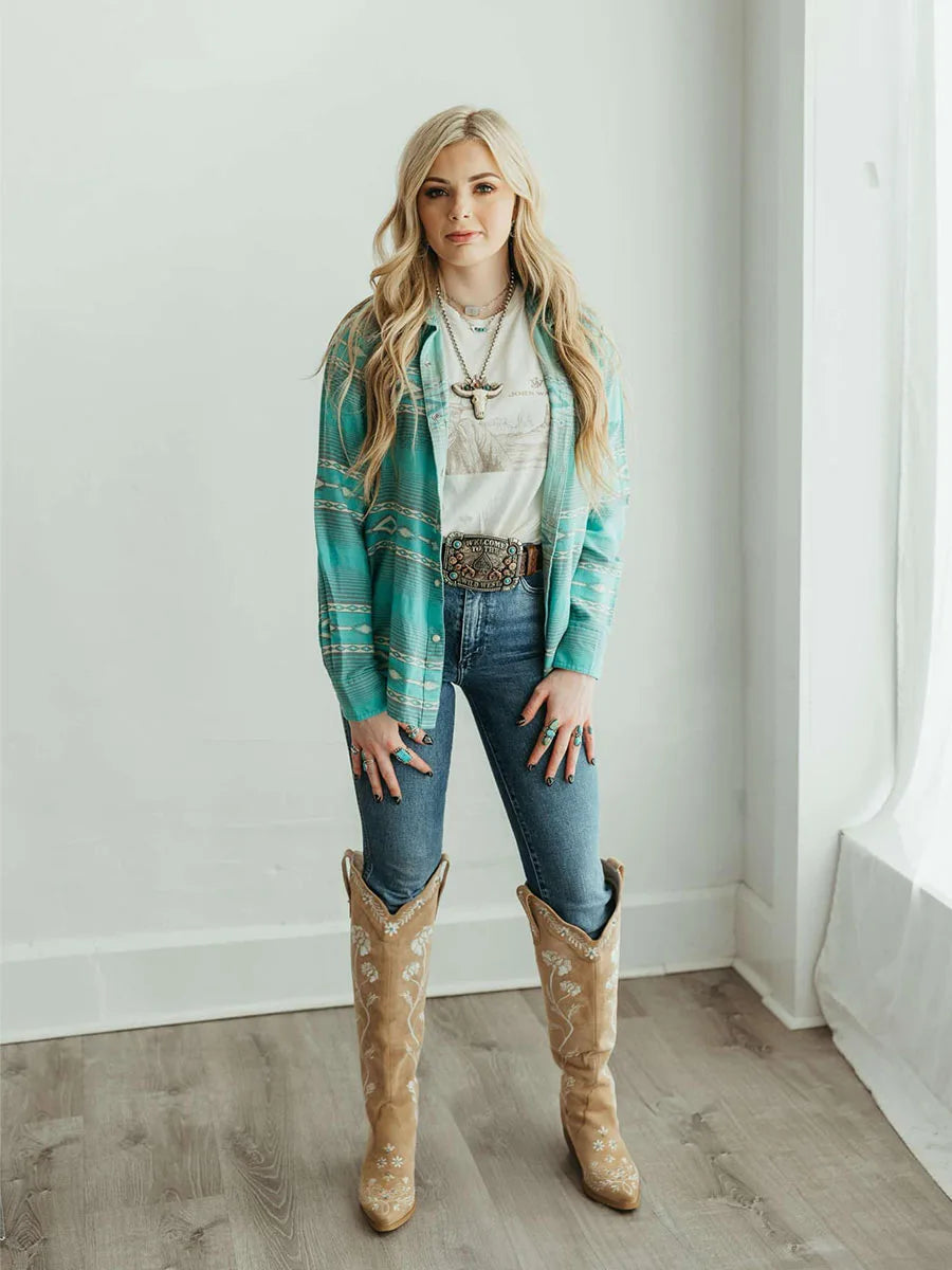 Wetkiss_apricot floral_embroidered_knee-high_western_boots