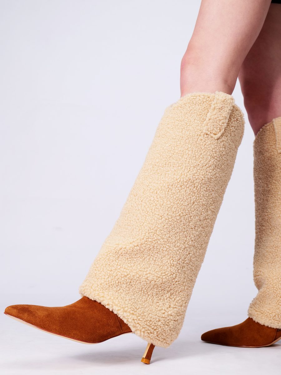 Winter Fuzzy Faux Suede Boots