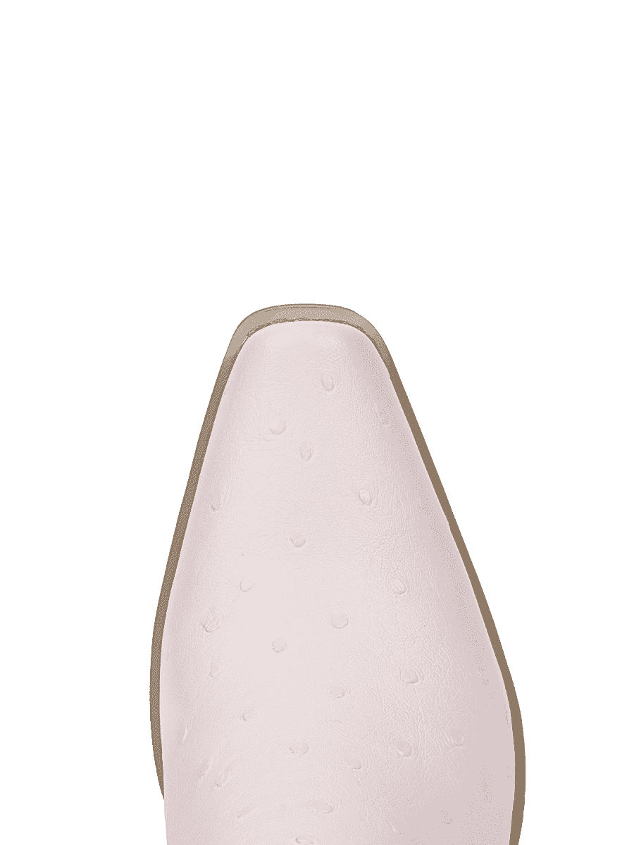 Pink-and-white-patchwork-orstrich-leather-snip-boots