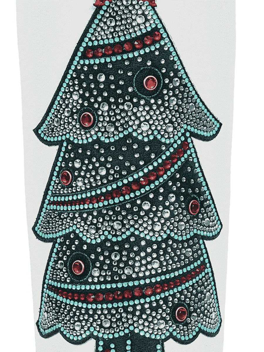 Red-and-white-christmas-ttree-elk-snowflake-rhinestone-pu-cowgirl-boots