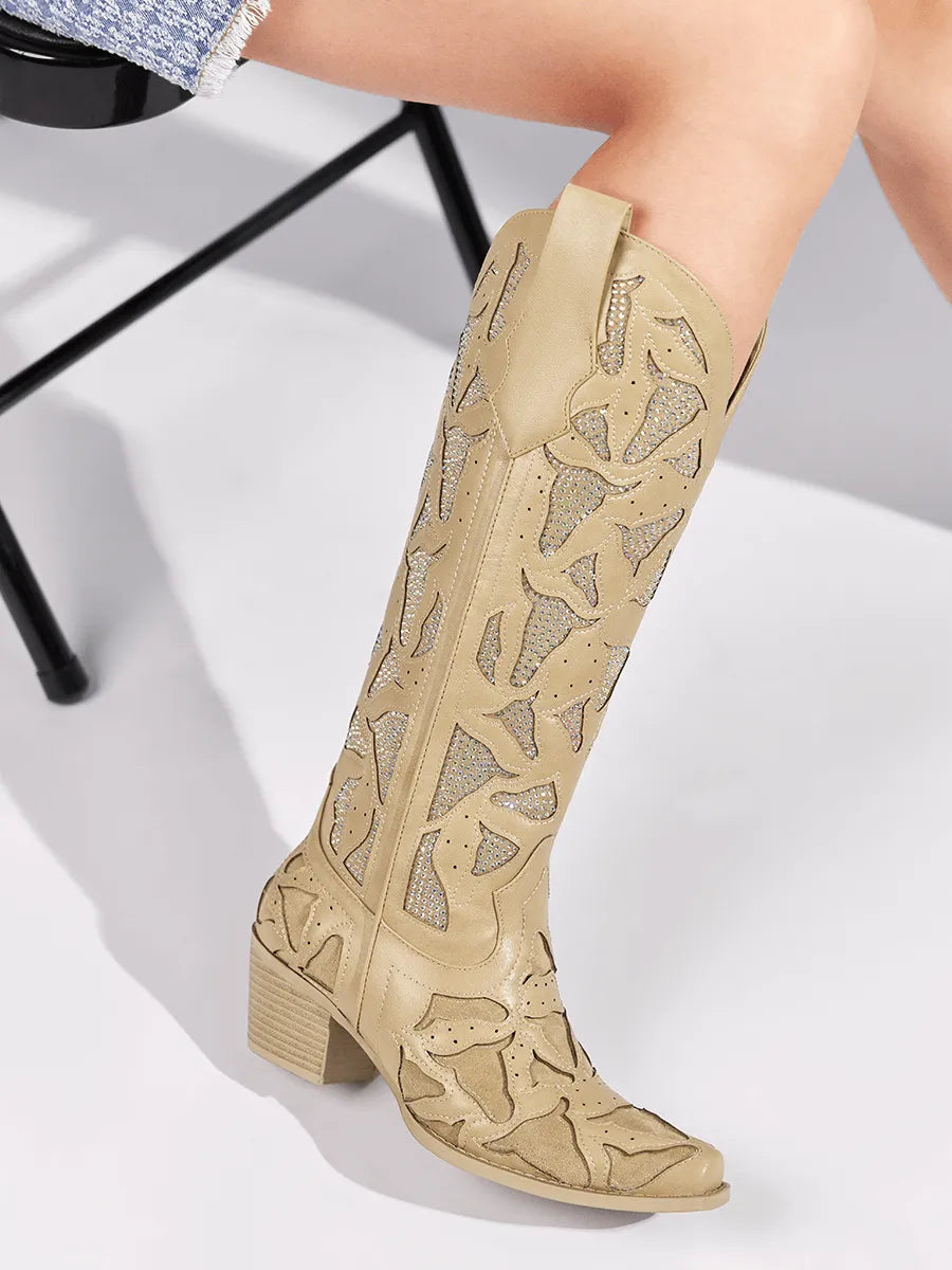 The-annie-apricot-suede-cowgirl-boots