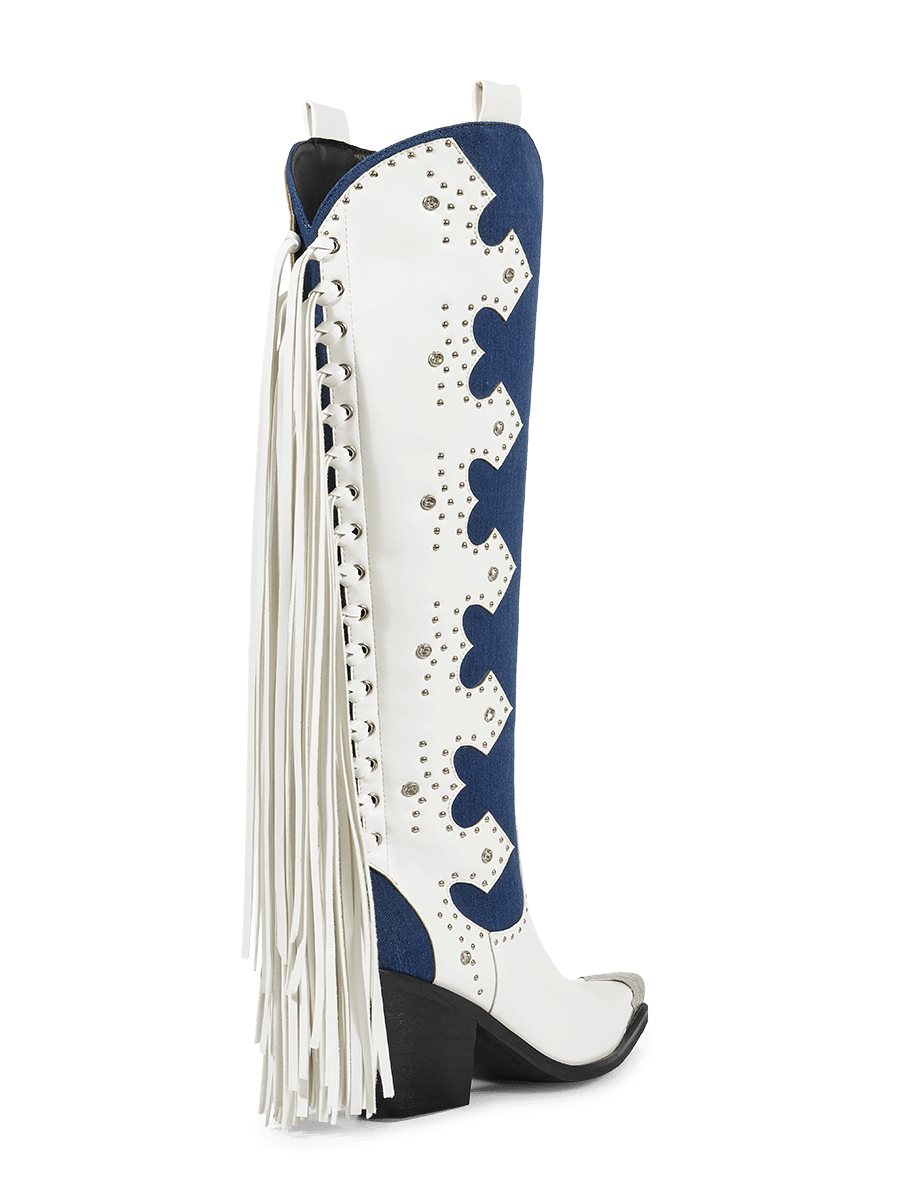 The-nicole-blue-denim-and-pu-patchwork-high-heel-cowgirl-boots