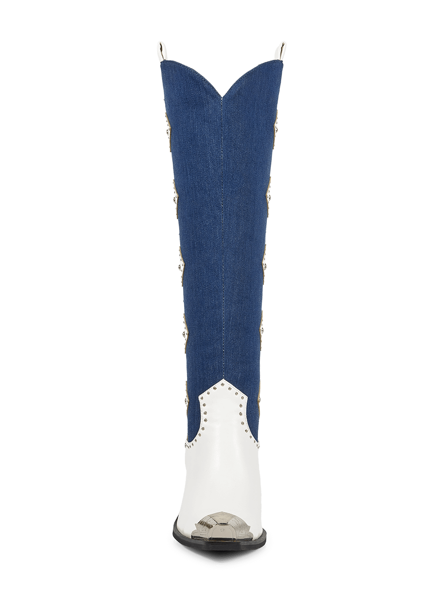 The-nicole-blue-denim-and-pu-patchwork-knee-high-cowgirl-boots