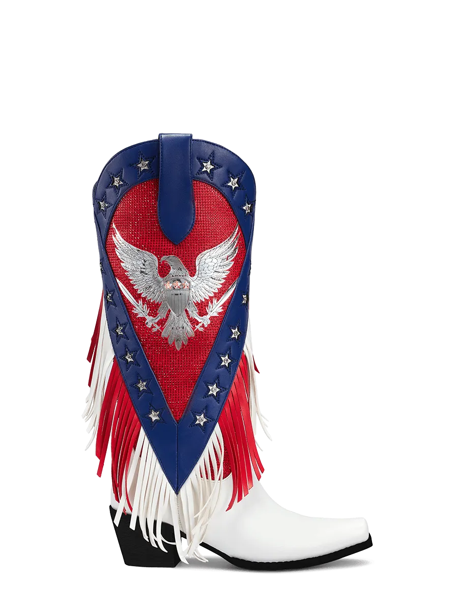 The Eagle_white_cowgirl_boots