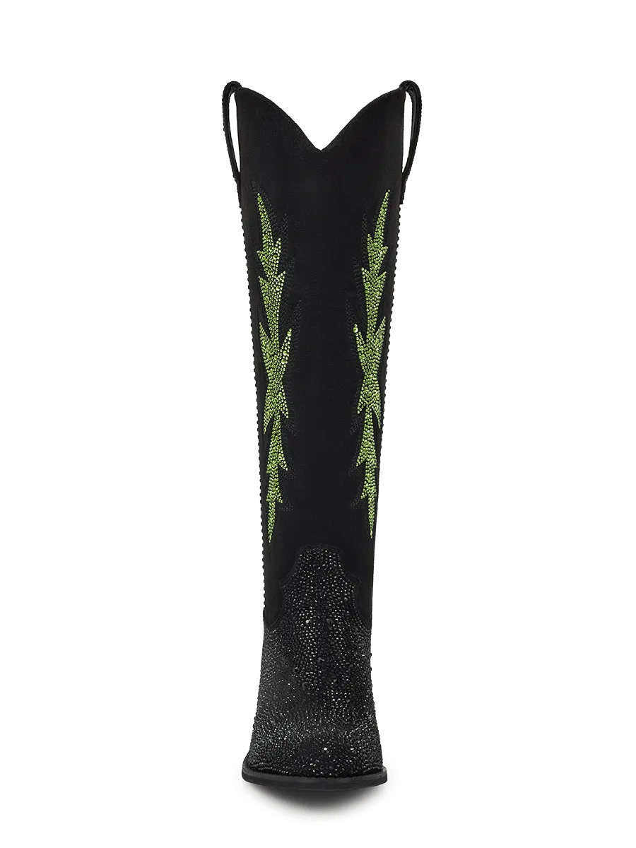 The_Sylvia_black_knee_high_cowgirl_boots