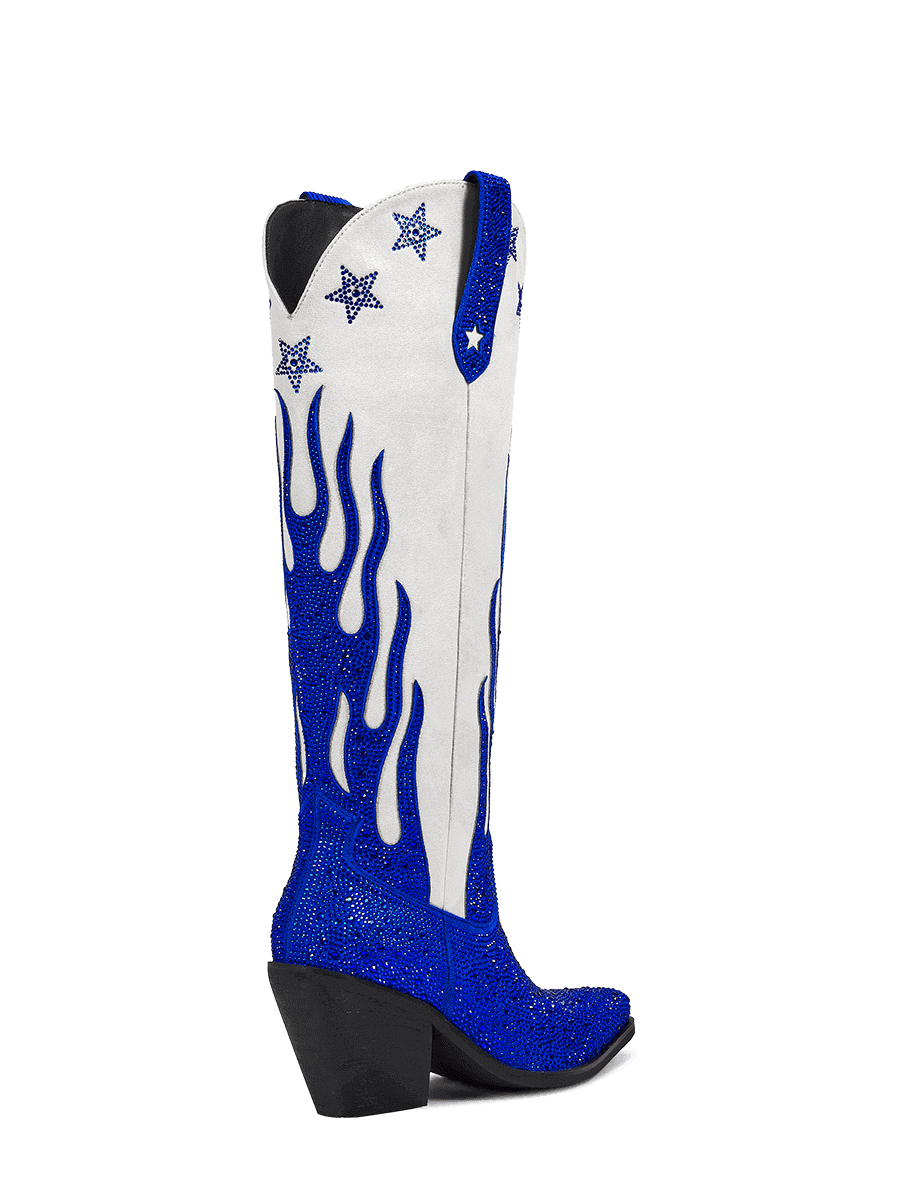 Wetkiss-blue-white-star-high-heel-cowgirl-boots