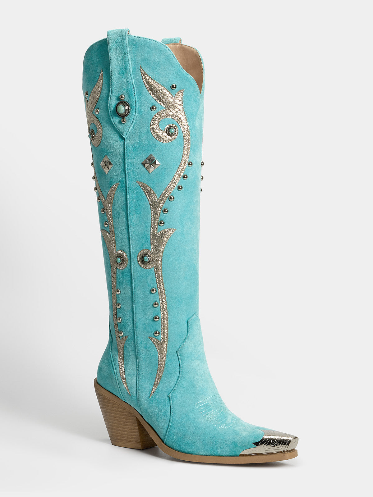 aquamarine-blue-and-silver-metal-decoration-pull-on-cowgirl-boots