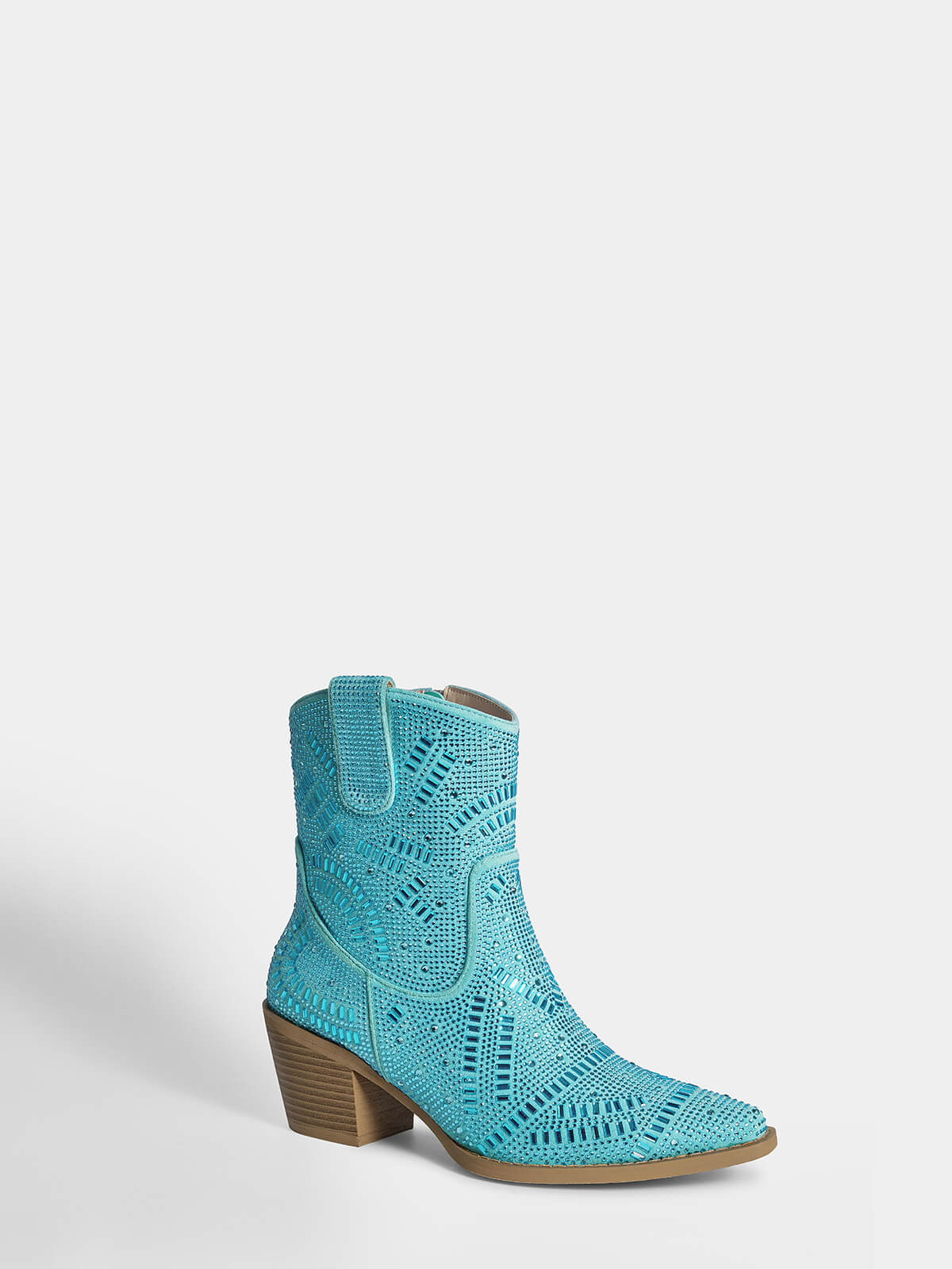 blue-full-rhinestones-western-inspired-glitter-ankle-boots