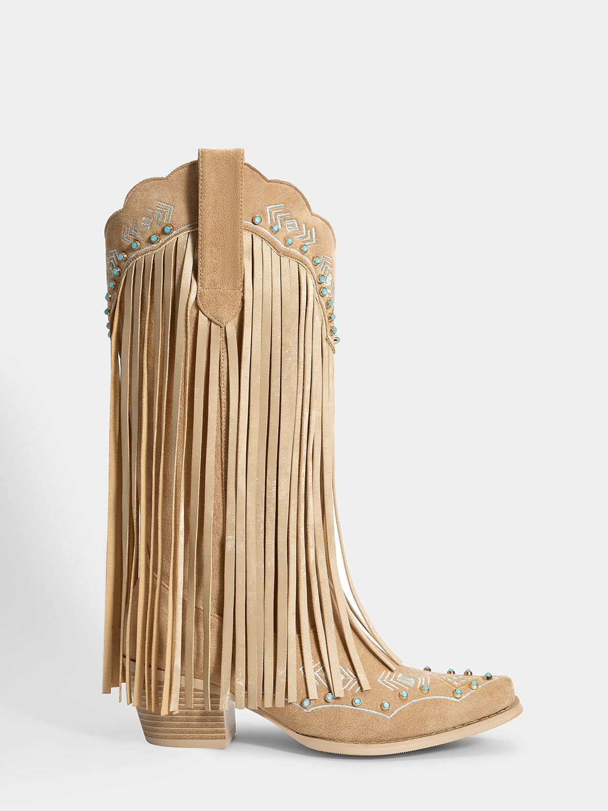knee_high_fringe_tribal_embroidery_pointed_toe_cowgirl_boots