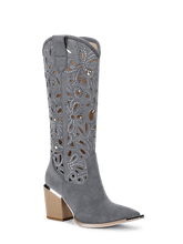 Wetkiss Cowgirl Gray Boots - MC027 - Aspect