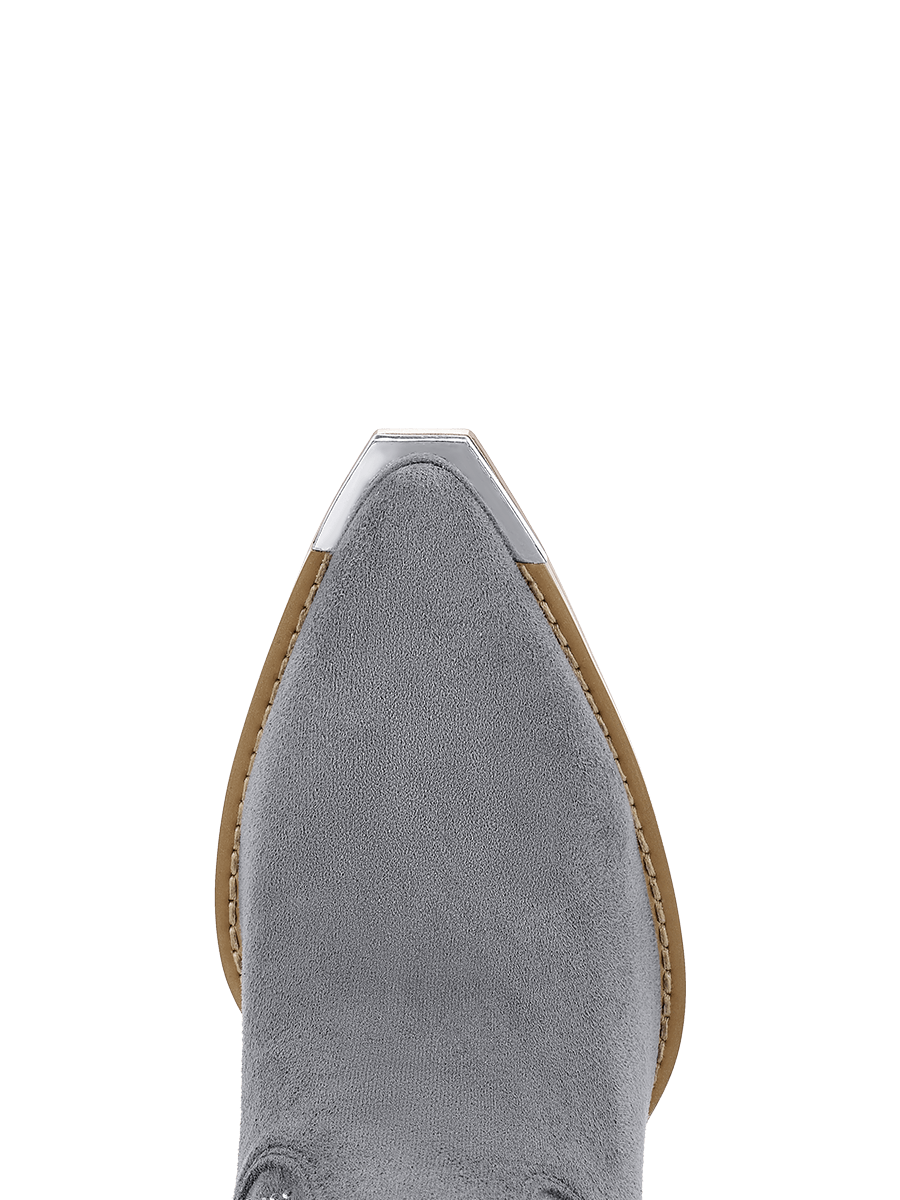 Wetkiss Cowgirl Gray Boots - MC027 - Front