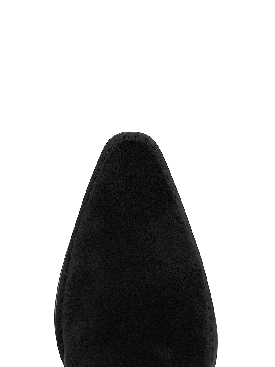 Wetkiss Suede Western Boots - MC037 - Front