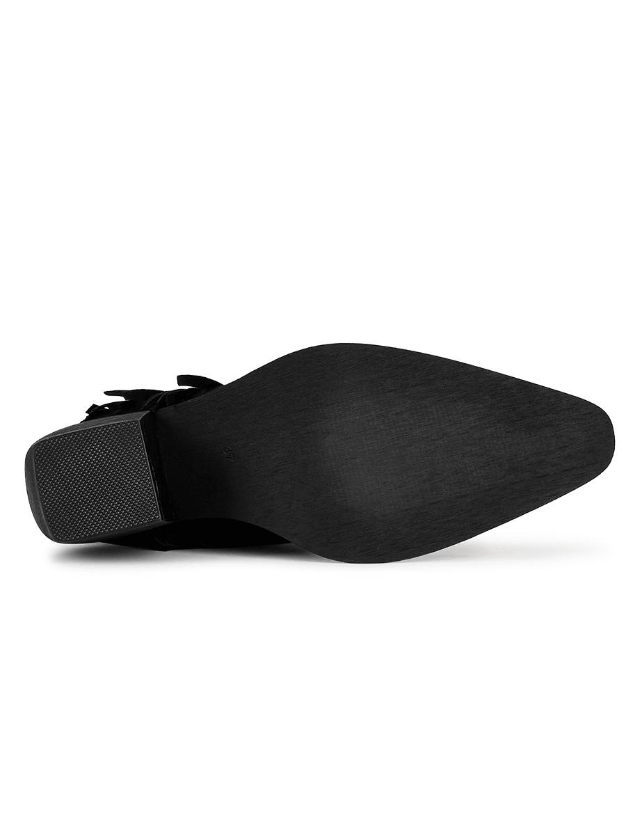 Wetkiss Suede Western Boots - MC037 - Bottom
