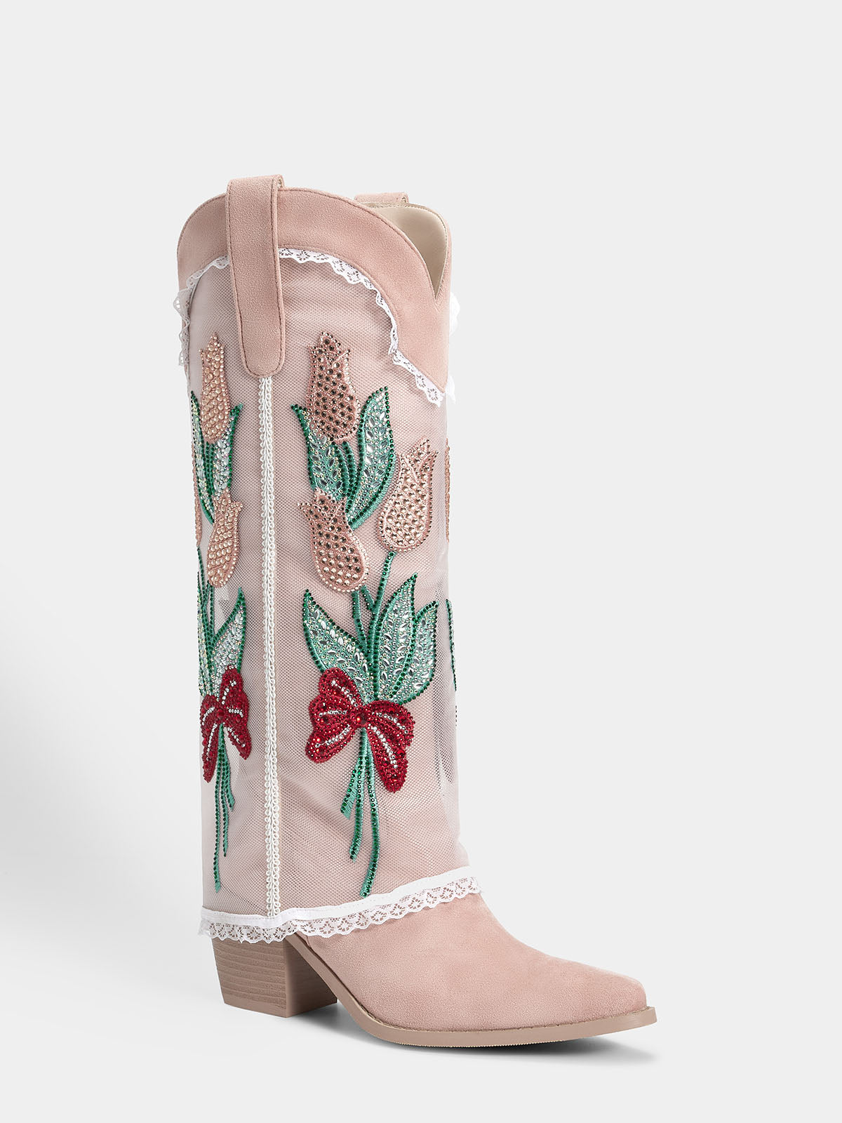 pink-mesh-rhinestone-tulip-western-boots