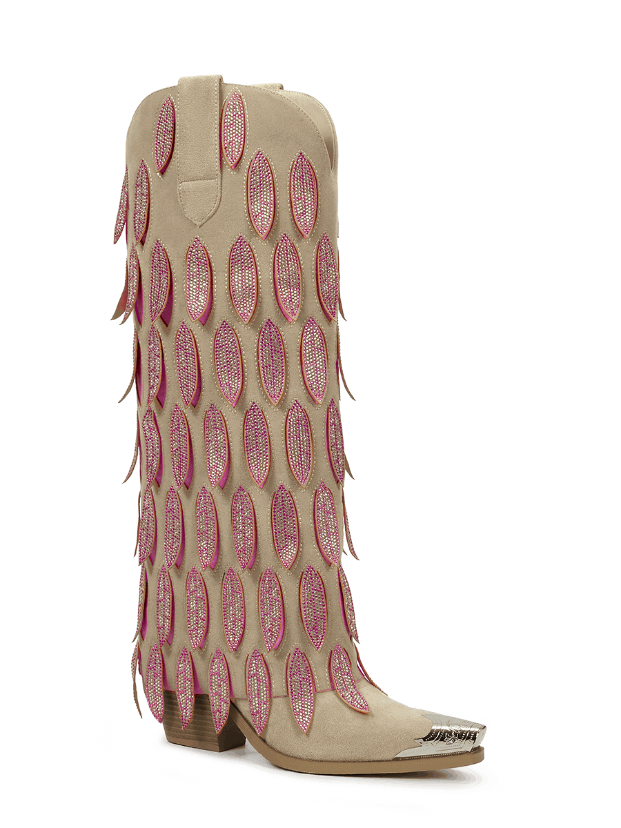 sand-beige-fold-over-dangle-leaves-western-cowgirl-boots