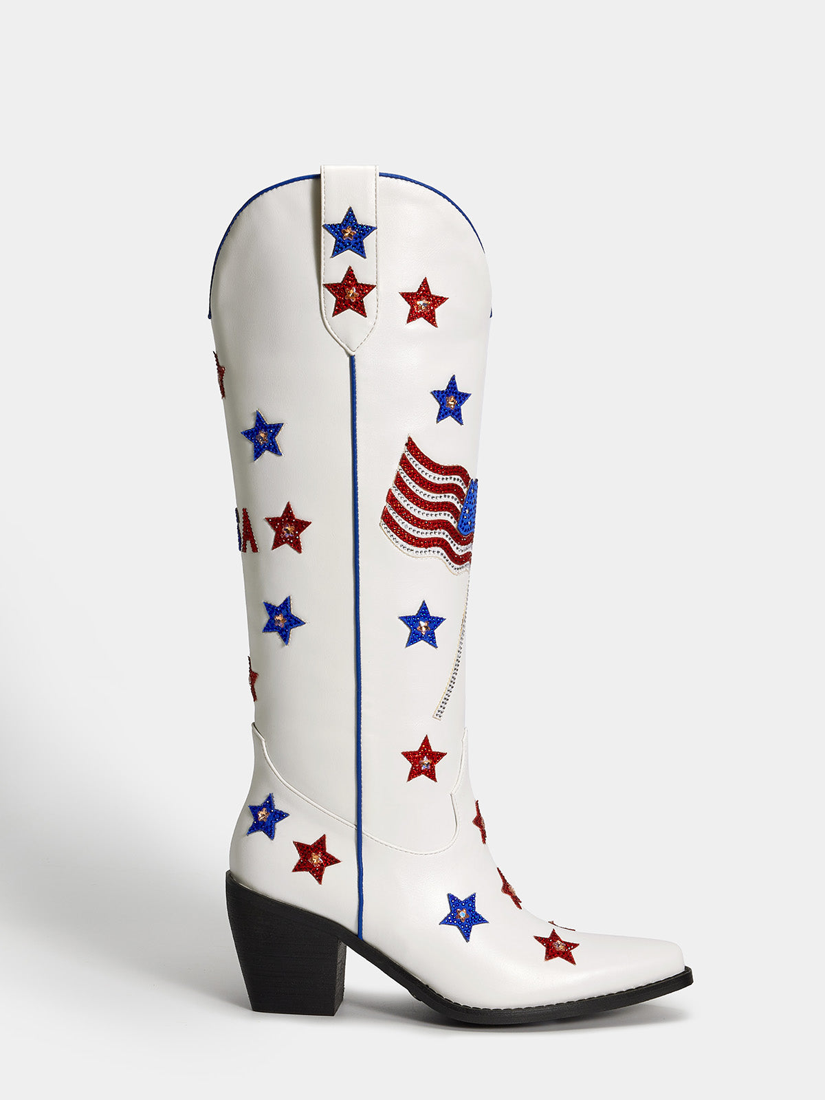 white-american-flag-star-patriotic-western-boots-pull-on