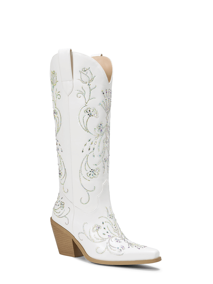 white-embroidered-floral-wedding-cowgirl-boots