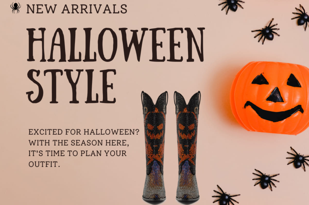 Wetkiss Halloween Boots - Spooky Style with a Meaningful Touch