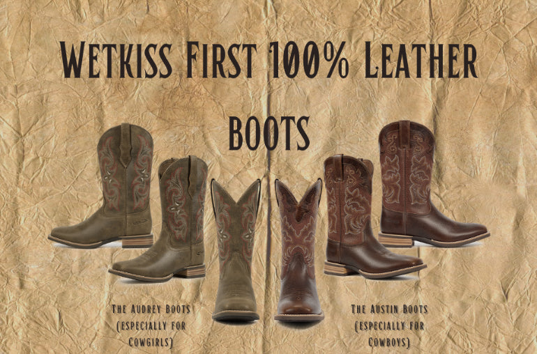 Discover the First 100% Leather Boots at Wetkiss