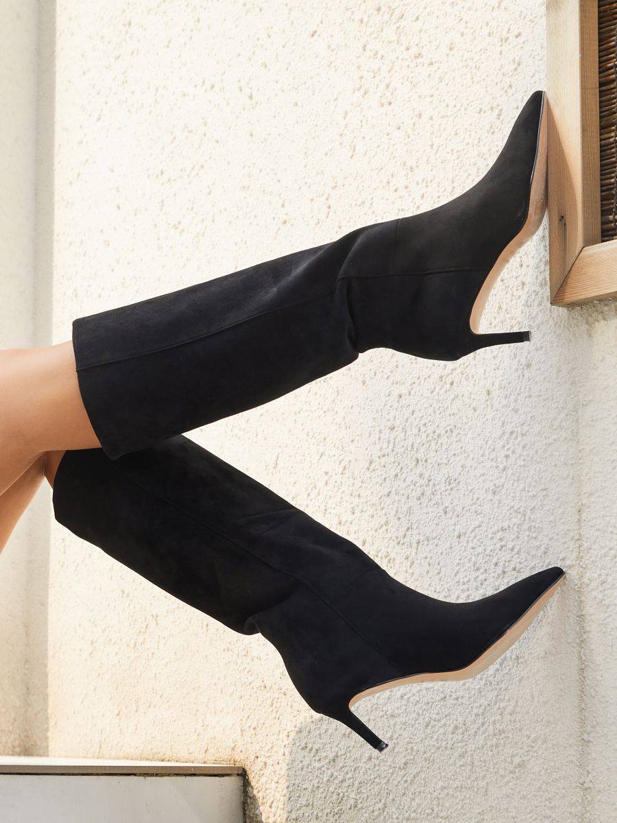 Faux Suede Classic High Boots