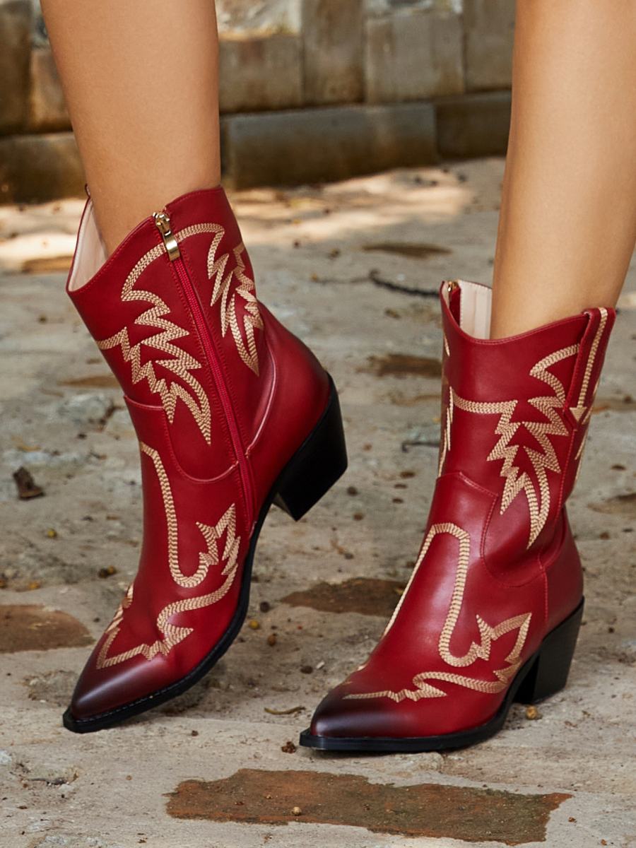 Mid-calf Cowboy Boots