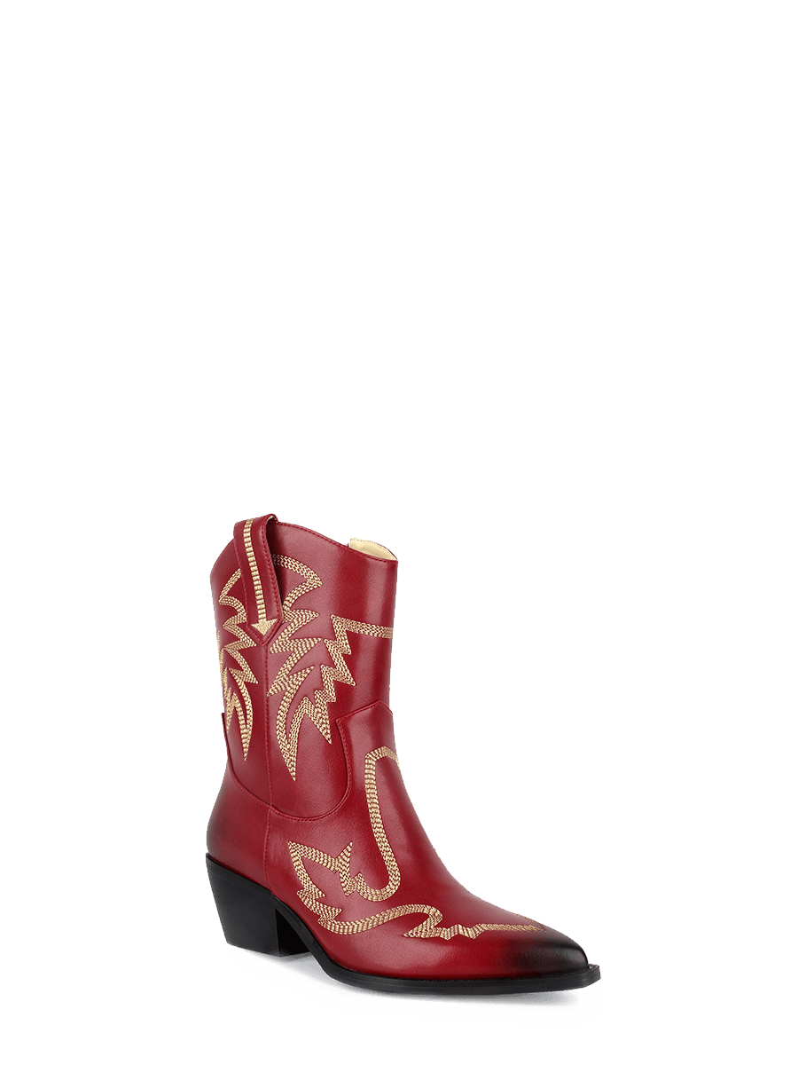 Western Boots for Women | Red Cowboy Boots | WETKISS