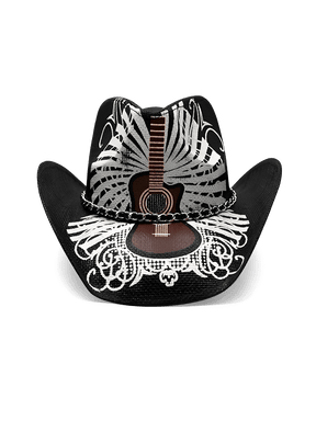 Guitar Print Hat