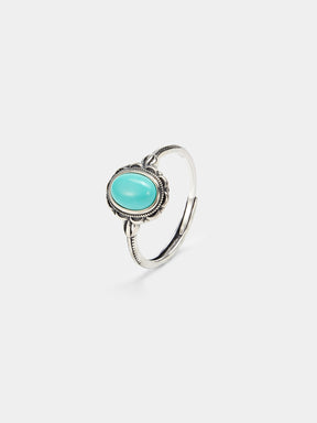 Vintage Turquoise S925 Silver Ring