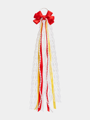 Red and White Boot Bows (No Standalone Shipping)