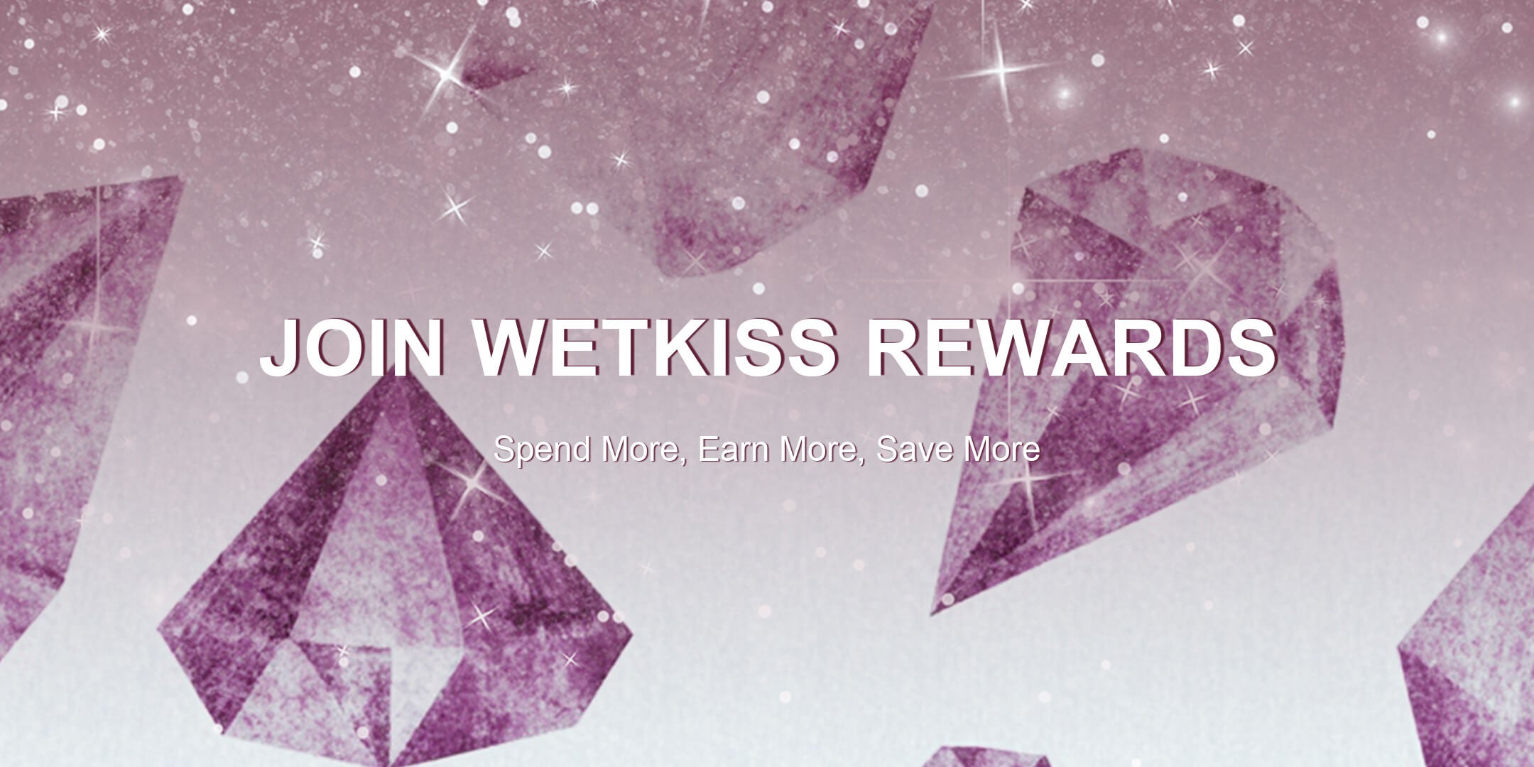 wetkiss rewards program membership desktop banner