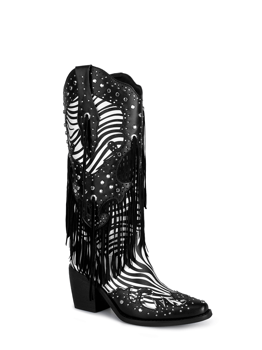 Wetkiss Platform Knee High Boots Women Chunky High Heel Black