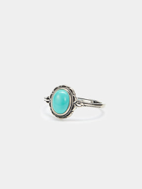 Vintage Turquoise S925 Silver Ring