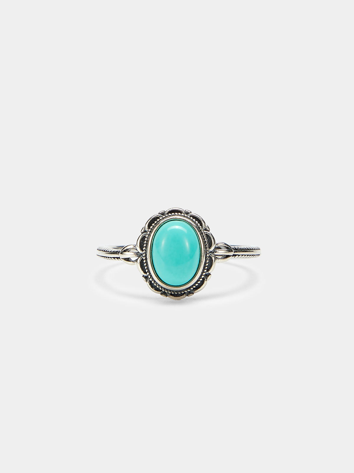 Vintage Turquoise S925 Silver Ring