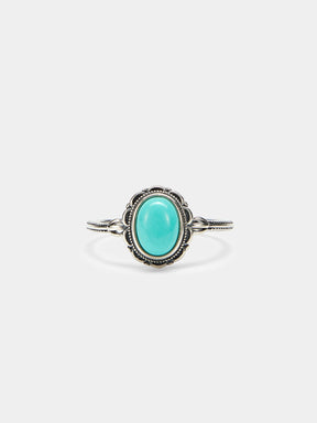 Vintage Turquoise S925 Silver Ring