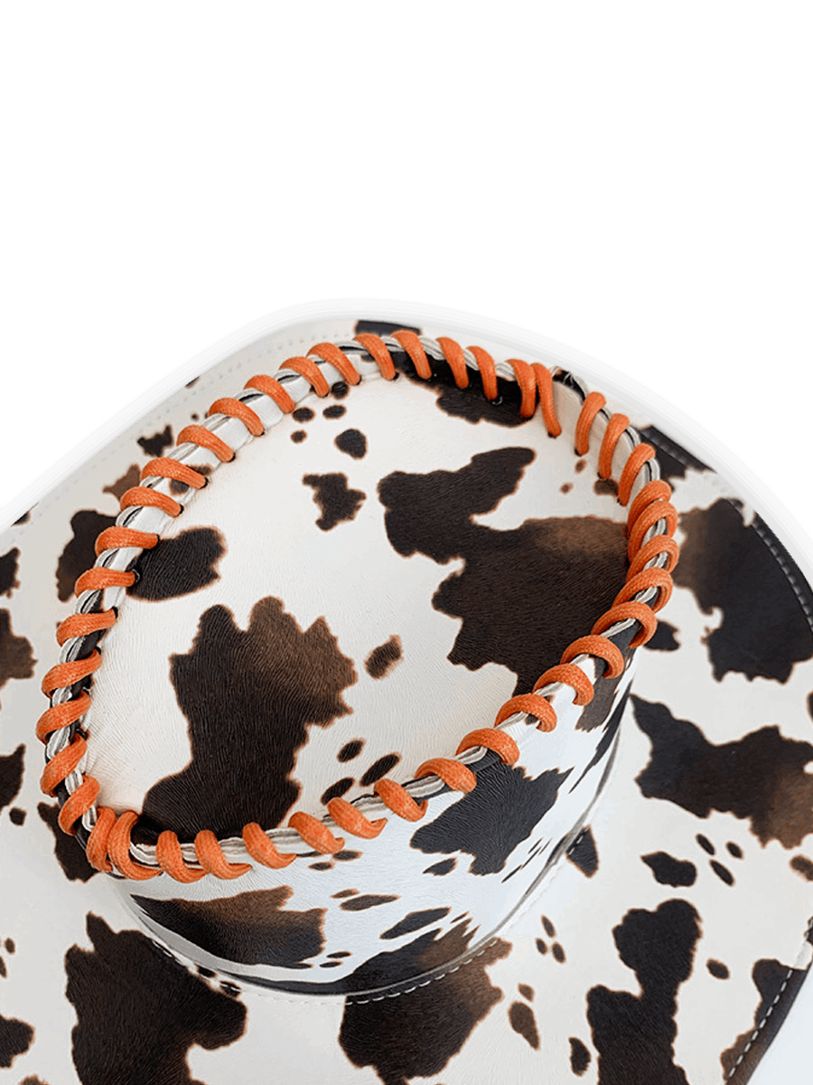 Cow Print Hat