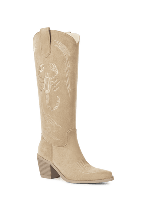 Apricot-embroidery-desert-scorpion-cowgirl-boots