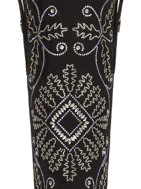 Black-suede-cross-grass-cowgirl-boots
