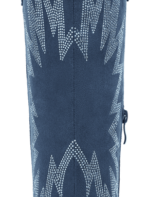 Blue-faux-suede-cowboy-boots-co-designed-with-karen-waldrup